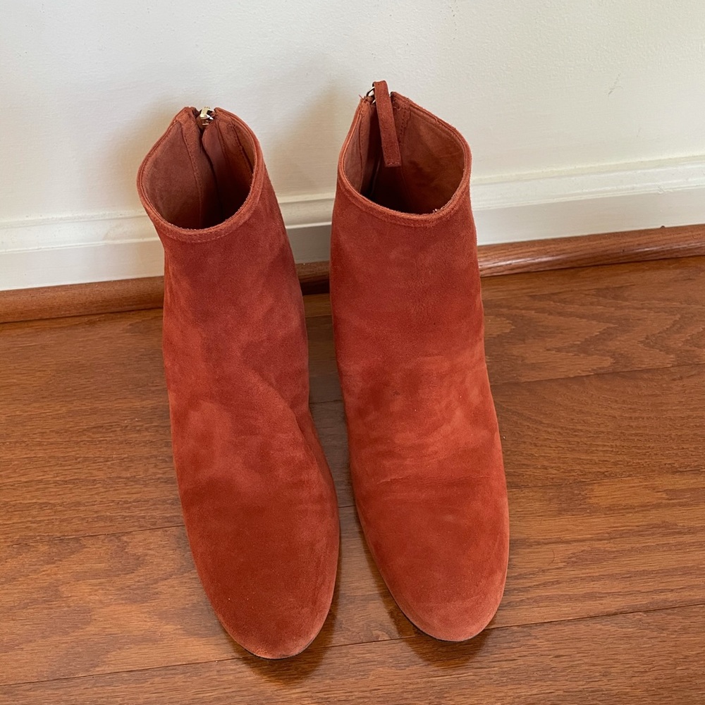Zara leather ankle boots